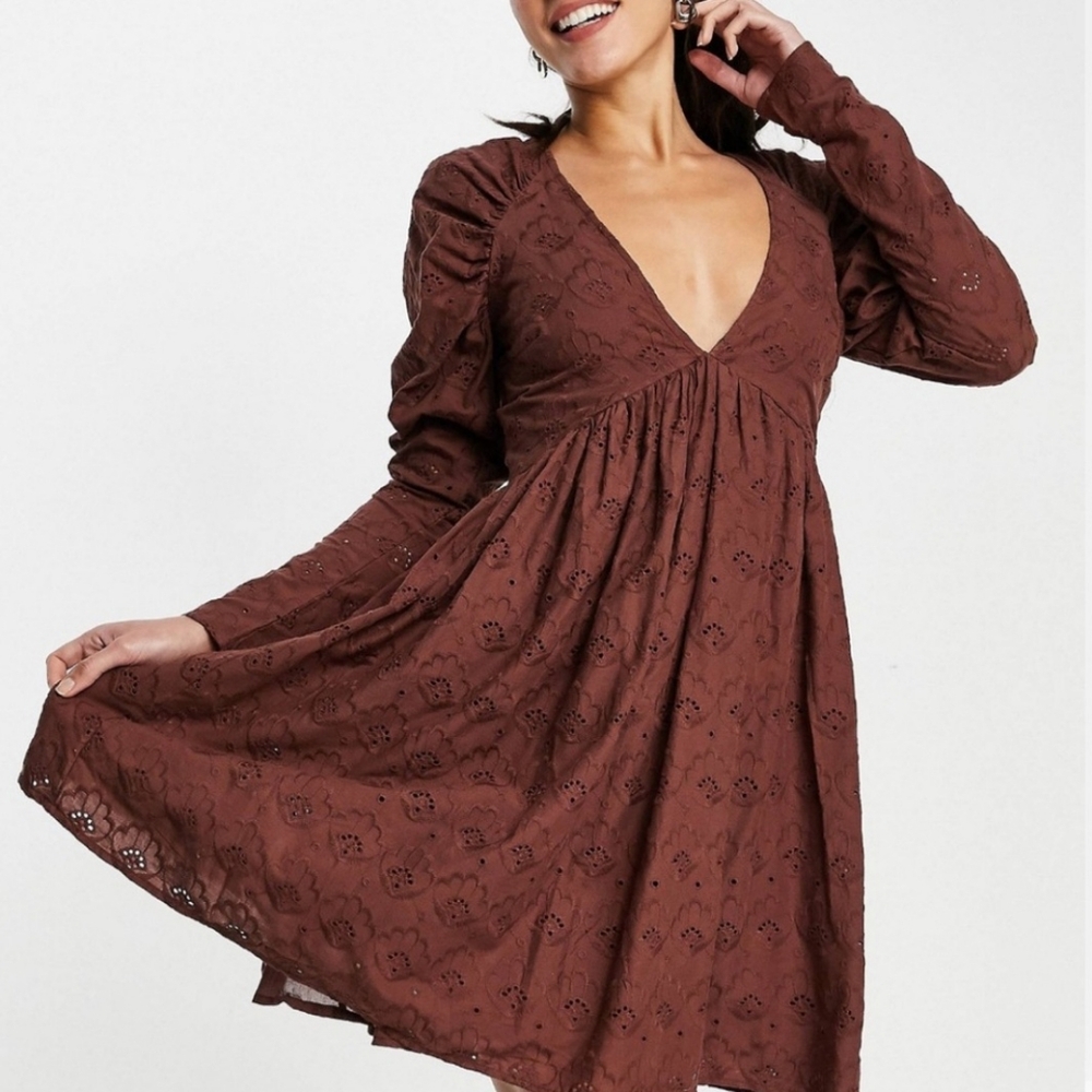 Asos Design Babydoll Dress